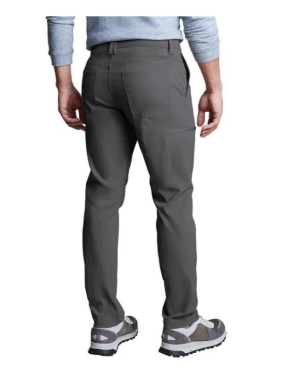 Copper & Oak Men's Size 34x30 Gray Polyester Tech Pants Cargo N1355 - Picture 2 of 10